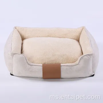 Bolster Rectangular Bed Mewah Mewah Anjing Mewah Mewah